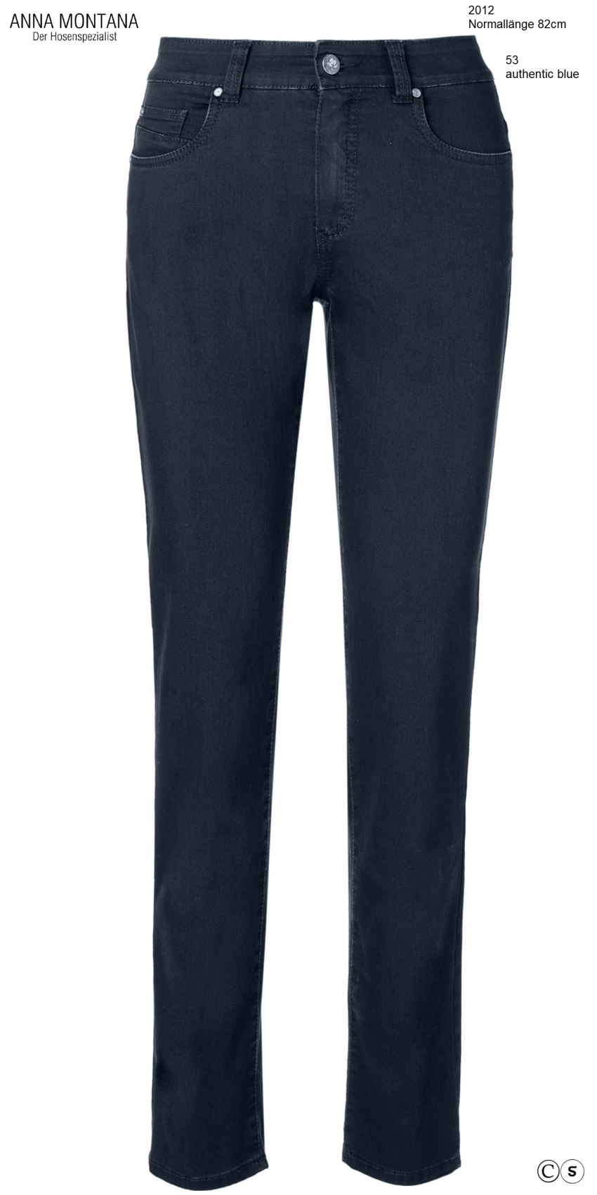 Reduziert Julia 2012 / ER / Basic Normal lang / Hosen /Jeans in Größen 36 bis 48 / Stretch / ANNA MONTANA